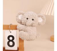 Clip & Cuddle Animal Buddy - 4.3" Cute Animal Plush Doll - Desktop Healing Companion with Multifunctional Clip, Stress Relief Toy for Office/Car/Home, for Office Workers, Students