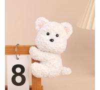 Clip & Cuddle Animal Buddy - 4.3" Cute Animal Plush Doll - Desktop Healing Companion with Multifunctional Clip, Stress Relief Toy for Office/Car/Home, for Office Workers, Students
