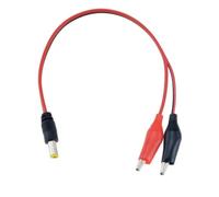 Clip DC Power Plug Connector Adapter 25CM Test Leads Wire 5.5 * 2.1mm Clips Crocodile Male Female Connect Line