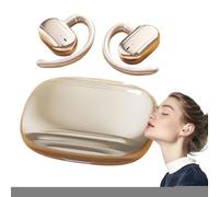 Clip Earbuds | Wireless Comfort Open Ear Buds - Smart Waterproof Long Battery Life Earphone for Game Women Adults Men Travel Phones Home