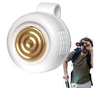 Clip Fan - White Bladeless Electric Fan | Fan Clip On | Whirlwind Fans For Waist Clip | Handheld Quiet Powerful Rechargeable Valve Barn Cooler For Men Father Outdoor Personal Neck Camping