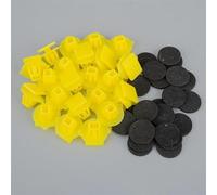 Clip Fasteners 25Pcs Car Front Door Lower Trim Panel Retainer Clip For Lexus For Toyota For Alphard Nylon