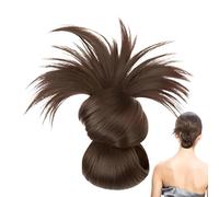 Clip Feathered Bun - Soft Messy Clips, 60g Hairpiece Wig for Women, Buns Clippers with Lightweight Design, Hair Accessory, Feathered Bun for Girls Friends Colleagues Everyday at Home Living Room