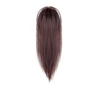 Clip Fluffy Pony Tail Hair Piece Long Curly Wavy Ponytail Extension Natural Wavy Synthetic Hairpiece(Dark Brown)