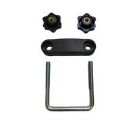 Clip for a Stand | Security Accessory Ceiling Access Clamps Bolts on U, Mounting Brackets for Stand, Metal Holder with Nuts Sec Luggage to the Wallet,