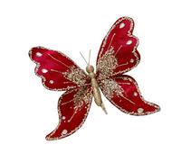 Clip for Elegant Wedding Party Decoration Christmas Theme Accessories Artificial Butterfly Shaped Adorment Porch Garden Butterfly Hangings
