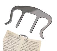 Clip for Musical Scores - Support for Metal Pages, Fixed Piano Book, Board Board, Reading Accessory, Leggio Clip for Keyboard, School, Classroom and Household