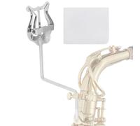 Clip For Saxophone Music Sheet, Holder Music Marching Vertical With Cloth Cleaning For Saxophone Tenor, Replacement Lyre Music Sax Tenor Alto, Clip Sax Durable For Professionals And Beginners