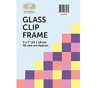 Clip Frame 5”x7” Frameless Picture Photo Frame Document Wall Mountable Room Decoration Home Office