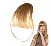 Clip Fringe - Black Fřangia | Black Wig, 100% Human Hair, Fine And Natural Protuberance, Women's Frângia With Sideburns, Wigs Suitable For Daily Use, The Look In A Few S
