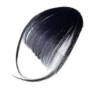 Clip Fringe for Women, Human Hair Fringe Clip, Real Hair Wig Women's Bangs - Hair Extensions, Bangs, Cover Thinning Hair, Wear Daily Hairpieces for Girlfriends on Travel