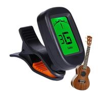 Clip Guitar Tuner - Electronic Ukulele Tuner, String Instrument Tuner, Multifunctional Electric Ukulele Tuner, Lightweight Instrument Tuner, String Instrument Supplies for Performance