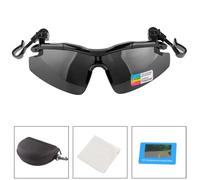 Clip Hat Polarized Sunglasses - Clip On Sports Sunglasses - Clipped On The Hat,Adjustable Nose Pad Reduces Burden On The Nose Bridge,for UV Protection Sports Cycling Fishing Running Beach