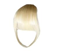 Clip In Bangs - Clip on Bangs for Women | Multi-Colors Real Human Hair Wig Women Bangs with Temples Hairpieces | Fake Bangs Hair Clip Hair Extensions for Photography, Dating(H)