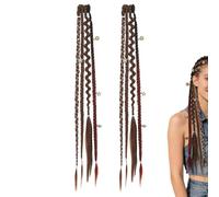 Clip in Braids 20-Inch Bohemian Long Clip-in Synthetic Dreadlock