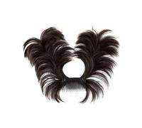 Clip in Claw Chignon Messy Bun Hair Clip Easy-to-use Claw Clip Hairpiece Versatile Hairstyles Fluffy Wig for Thin or Thick Hair Tousled Messy Bun Hairpiece(Black Brown)