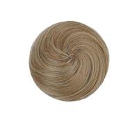 Clip in Claw Chignon Space Bun 2PCS Mini Claw Clip in Messy Cat Ears Fake Hair Bun Extensions Wig Accessory Donut Updo Hairpieces for Women Girls Tousled Messy Bun Hairpiece(27-613)