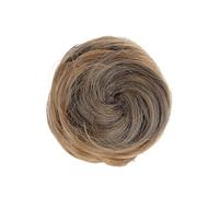 Clip in Claw Chignon Space Bun 2PCS Mini Claw Clip in Messy Cat Ears Fake Hair Bun Extensions Wig Accessory Donut Updo Hairpieces for Women Girls Tousled Messy Bun Hairpiece(4T27)