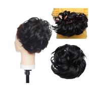 Clip in Claw Chignon Synthetic Tousled Hair Bun Chignon Hair Elastic Band Messy Bun Hairpiece Short Ponytail Hair Extension for Women Tousled Messy Bun Hairpiece(1834)