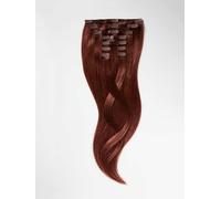 Clip in Extensions - luxury Quality - Big volume 9 pieces 14" - 33 chestnut mahogany