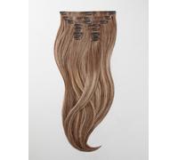 Clip in Extensions - luxury Quality - Big volume 9 pieces 14" - B10/DB2 balayage light brown ash & light golden blonde
