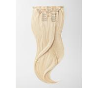 Clip in Extensions - luxury Quality - Big volume 9 pieces 18 Inch - 1001 platinum blonde