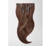 Clip in Extensions - luxury Quality - Big volume 9 pieces 18 Inch - 6 chocolate brown
