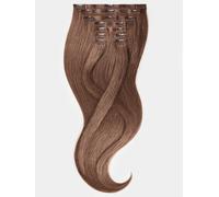 Clip in Extensions - luxury Quality - Big volume 9 pieces 18 Inch - 8 hazelnut brown