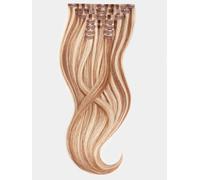 Clip in Extensions - luxury Quality - Big volume 9 pieces 18 Inch - M12/26 mixed light golden brown & golden honey blonde