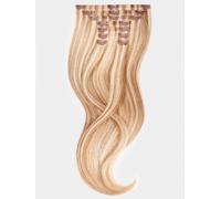 Clip in Extensions - luxury Quality - Big volume 9 pieces 18 Inch - M14/1001 mixed intense natural dark ash blonde & platinum blonde