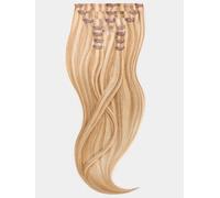 Clip in Extensions - luxury Quality - Big volume 9 pieces 18 Inch - M20/27 mixed ultra light blonde & caramel blonde