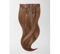 Clip in Extensions - luxury Quality - Big volume 9 pieces 22 Inch - 17 medium brown