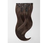 Clip in Extensions - luxury Quality - Big volume 9 pieces 22 Inch - 4 dark chestnut