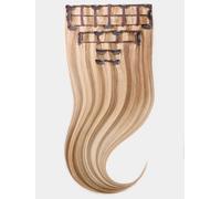 Clip in Extensions - luxury Quality - easy volume 4 pieces - 125g - M18/24 mixed natural dark ash blonde & light ash blonde