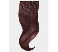 Clip in Extensions - luxury Quality - maximum volume 8 pieces 18 Inch - 32 intense mahogany