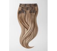 Clip in Extensions - luxury Quality - maximum volume 8 pieces 18 Inch - B18/24 balayage natural dark ash blonde & light ash blonde