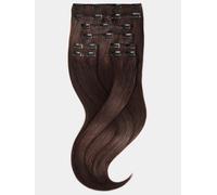 Clip in Extensions - luxury Quality - maximum volume 8 pieces 22 Inch - 4 dark chestnut