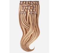 Clip in Extensions - luxury Quality - maximum volume 8 pieces 22 Inch - M8/26 mixed hazelnut brown & golden honey blonde