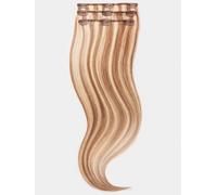 Clip in Extensions - luxury Quality - medium volume 3 pieces 70g - M12/26 mixed light golden brown & golden honey blonde