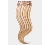 Clip in Extensions - luxury Quality - medium volume 3 pieces 70g - M14/1001 mixed intense natural dark ash blonde & platinum blonde