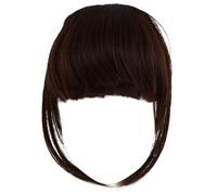 Clip in Fake Hair Bangs with Side Pieces for Women | High Temperature Silk Fibre, Invisible Fit, Secure Clip Attachment, Concerts and Theme Parties