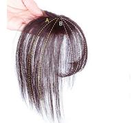 Clip in Fringe, Hair Toppers for Thinning Hair, 3D Air Bangs Hairs Topper Extension Invisible Seamless Thin Neat Fake Bangs for Women