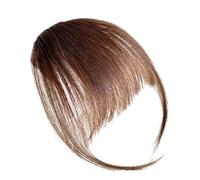 Clip In Fringe Human Hair - Wispy Bangs Fringe | Clip In Fringe Real Hairpiece For Women Natural Look Human Hair Add-On With Side Locks Ideal For Daily Wear Events Travel Or For Loved