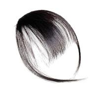 Clip In Fringe Human Hair - Wispy Bangs Fringe | Clip In Fringe Real Hairpiece For Women Natural Look Human Hair Add-On With Side Locks Ideal For Daily Wear Events Travel Or For Loved