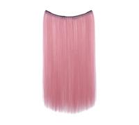 Clip in Hair Extensions - Hair Extensions Clip, Human Hair in Extensions | Highlighting Faux Hairpieces, 20 Inch Long Straight Hairpiece for Women Girls, Stylish Invisible Wig