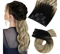 Clip in Hair Extensions Real Hair Straight Set 5&7 piece Clip in Human Hair Extensions 1 b 6 22 20inch 50cm 105G 70G 105G