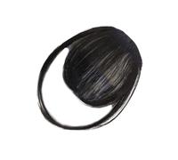 Clip In Hair Extensions Real Human Hair 3D Bangs,Black | Real human hair,clip in bangs,3D volume,black,salon-free,restyleable,seamless blend,various shades