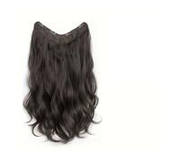 Clip in Hair pieces Extensions Synthetic Long Wavy U-shaped Clip In Hair Extensions 16Inch/20Inch/24inch Clip On Hair Extensions For Women Hair Accessories Hair Extensions Clip in(Brown Black,16inches