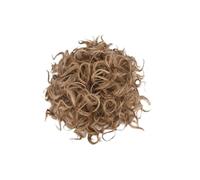 Clip in Messy Bun Hair Piece Curly Hair Extensions Clip in Short Bun Synthetic Ponytail Afro Puff Hairpieces for Women Updo Drawstring Bun Extension 0834