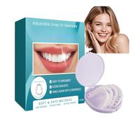 Clip in Veneers Teeth,False Teeth Set for Adults,Temporary Adjustable Dentures Top and Bottom,Snap on Fake Teeth & Fake Braces,Fit Over Existing Teeth for Men and Women,Easy Use
